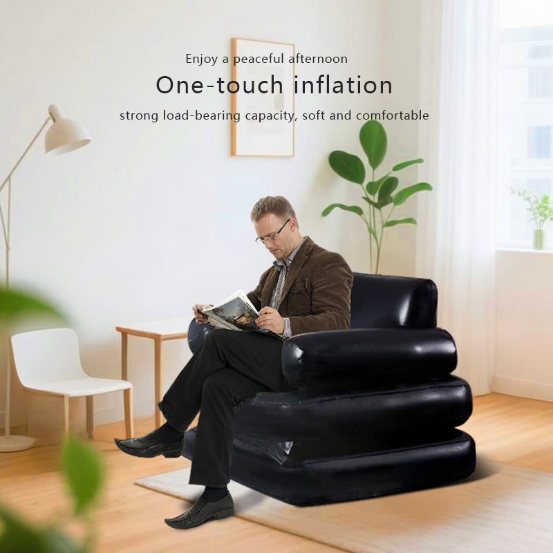 Inflatable Single Sofa Chair – Portable Air Cushion Seat for Home, Camping & Outdoor Use | Wholesale Furniture & Inflatables