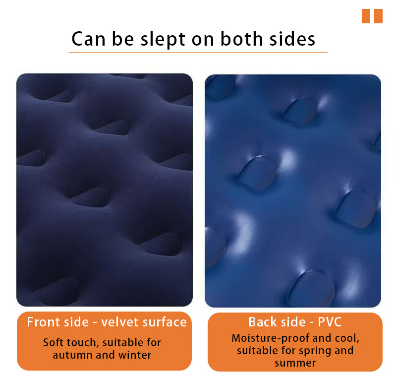 Double Air Mattress – Durable Inflatable Blow Up Bed with Pump for Camping & Guest Use | Wholesale Furniture & Bedding