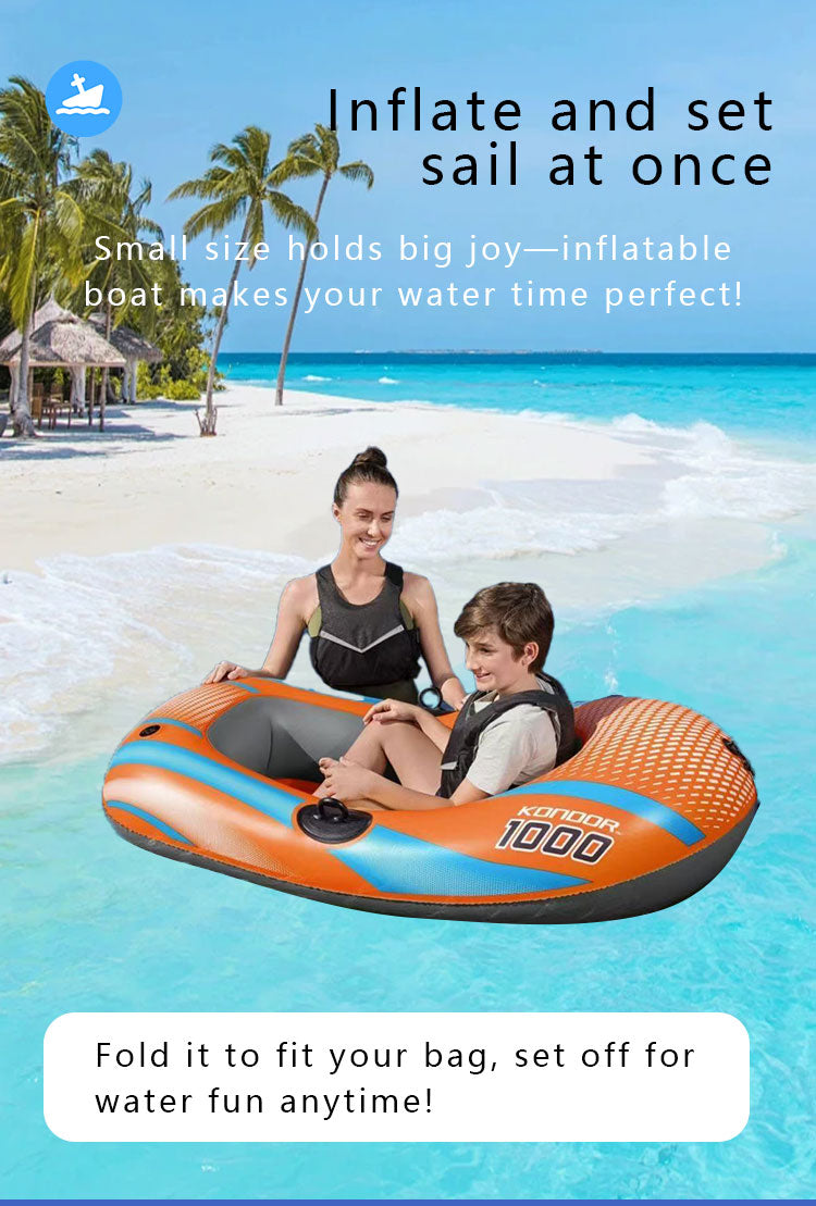 Inflatable Boat – Heavy-Duty Blow Up Dinghy for Lakes & Rivers, Easy Transport | Wholesale Outdoor & Sporting Goods