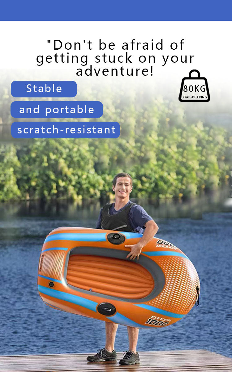 Inflatable Boat – Heavy-Duty Blow Up Dinghy for Lakes & Rivers, Easy Transport | Wholesale Outdoor & Sporting Goods