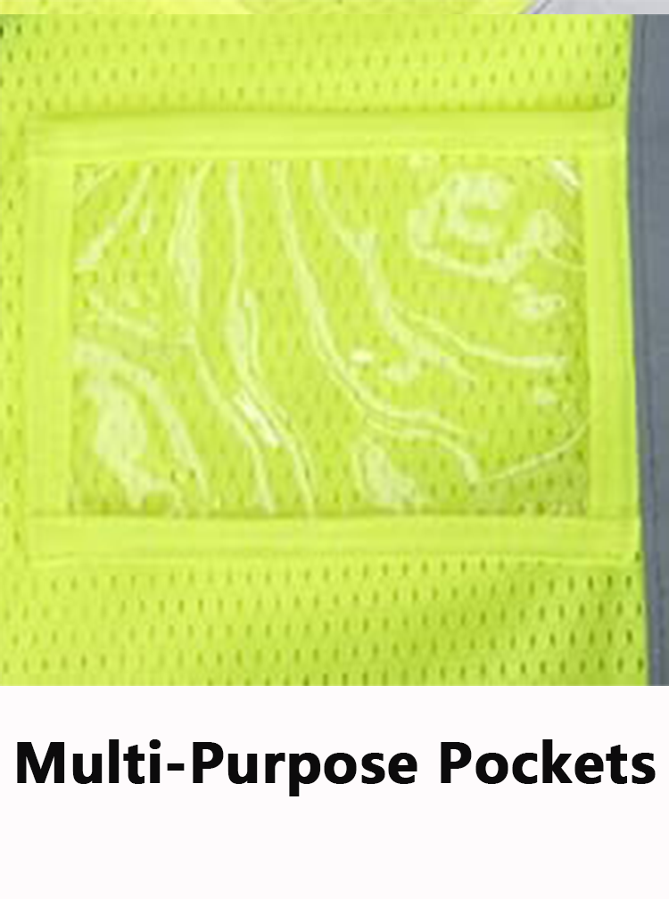 Reflective Safety Vest – High Visibility Cotton + Mesh Construction Vest for Road & Worksite | Wholesale Workwear & Safety Vests