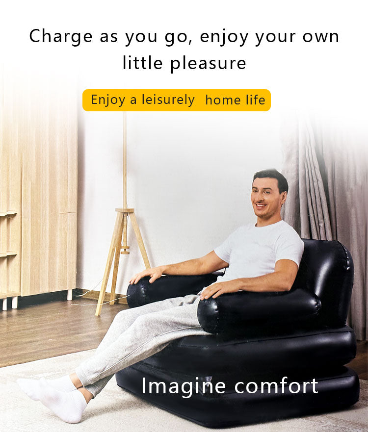 Inflatable Single Sofa Chair – Portable Air Cushion Seat for Home, Camping & Outdoor Use | Wholesale Furniture & Inflatables