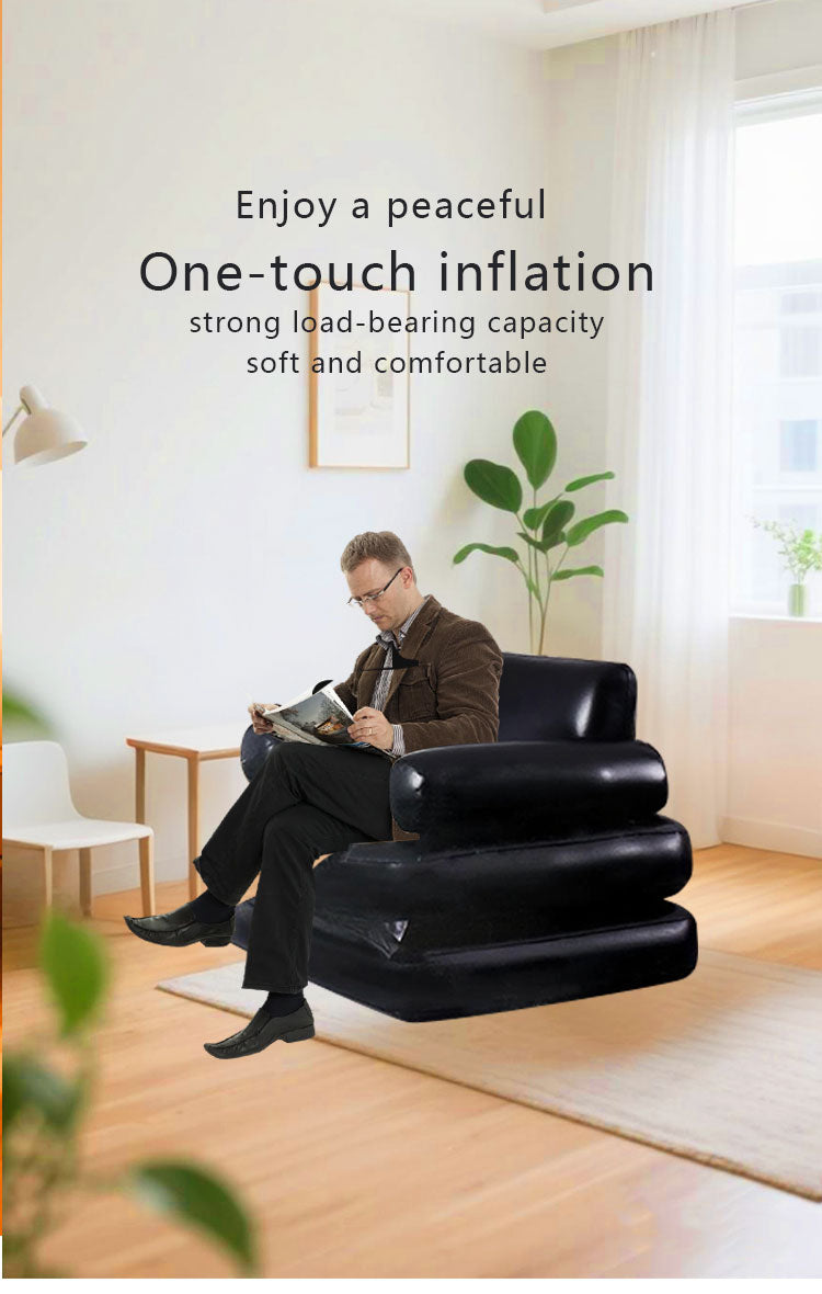 Inflatable Single Sofa Chair – Portable Air Cushion Seat for Home, Camping & Outdoor Use | Wholesale Furniture & Inflatables
