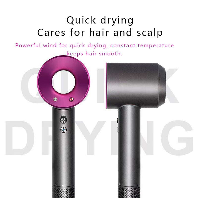 Hair Dryer (Purple) – Compact Lightweight Blow Dryer with Attachments | Wholesale Beauty & Hair Appliances